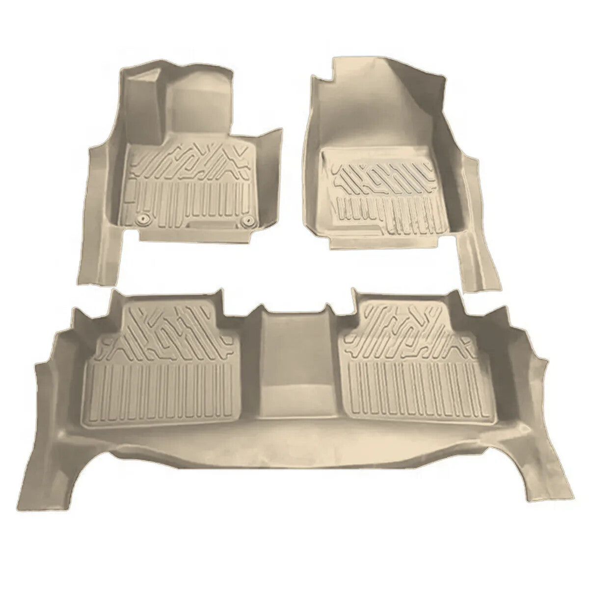 Kit de tapis intérieurs 3D pour pick-up en beige
