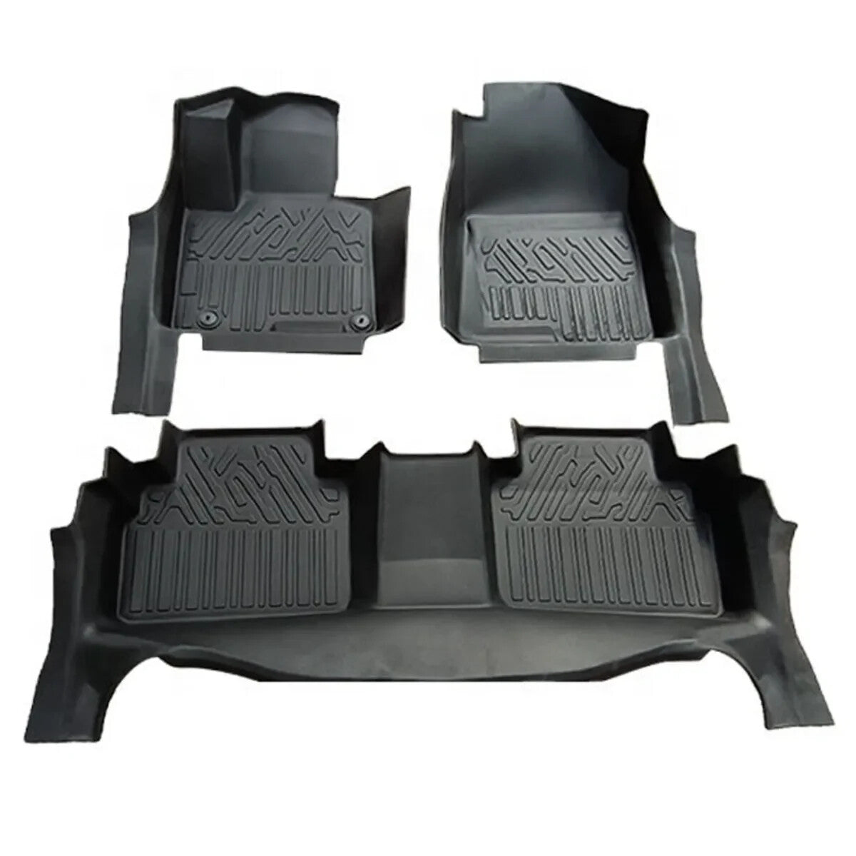 Kit de tapis intérieurs 3D pour pick-up en noir