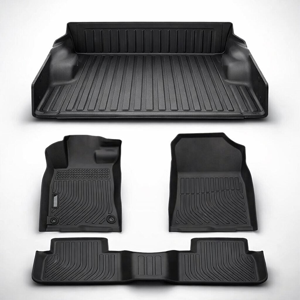 Tapis 3D pour pick-up avec protection de benne en noir